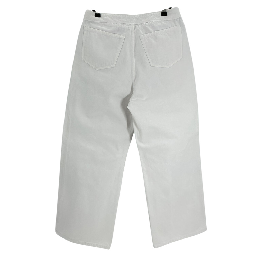 Eb Denim Wide Leg White Madison Denim Jeans Size 27 - Picture 3 of 4